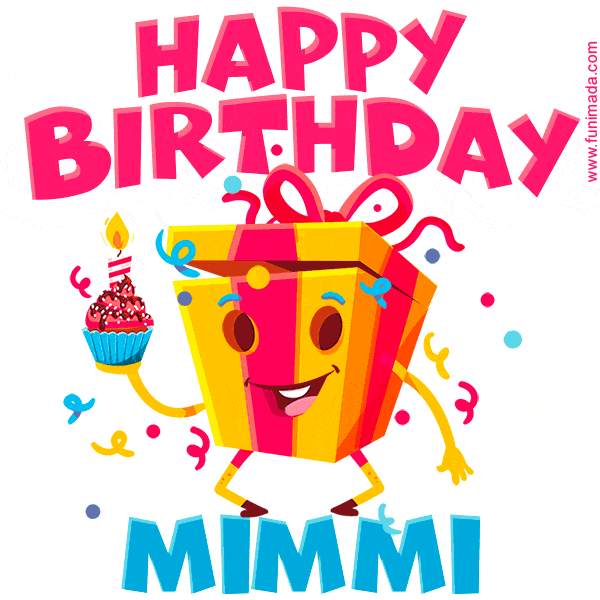 Funny Happy Birthday Mimmi GIF