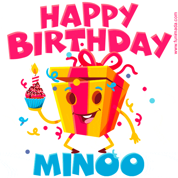 Funny Happy Birthday Minoo GIF