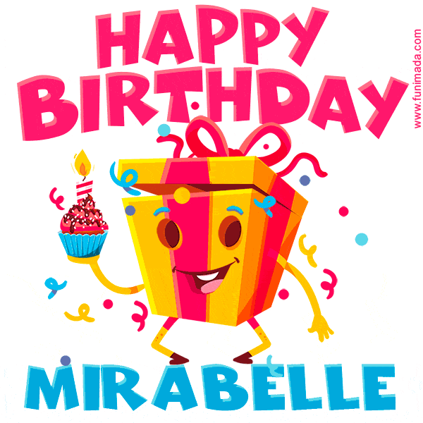 Funny Happy Birthday Mirabelle GIF