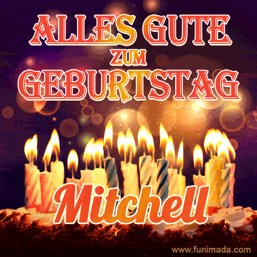 Alles Gute zum Geburtstag Mitchell (GIF)