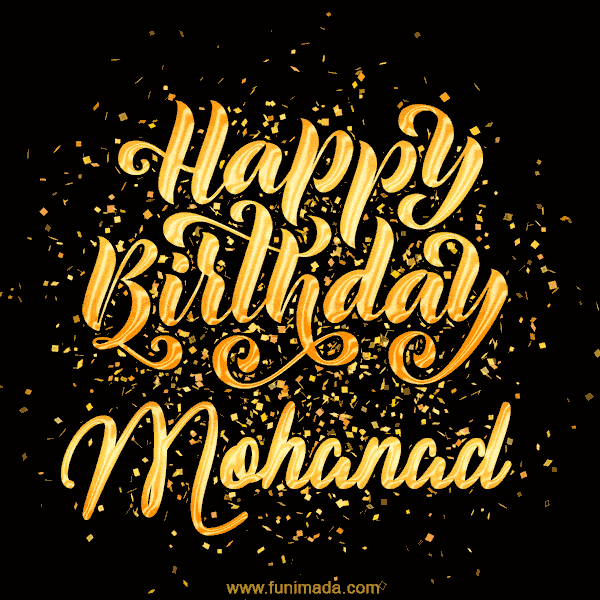 Happy Birthday Card for Mohanad - Download GIF and Send for Free