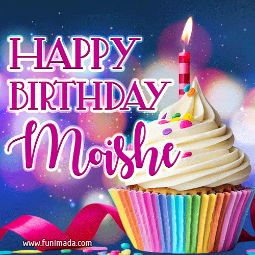 Happy Birthday Moishe - Lovely Animated GIF