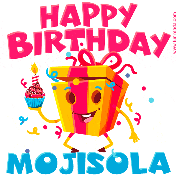 Funny Happy Birthday Mojisola GIF