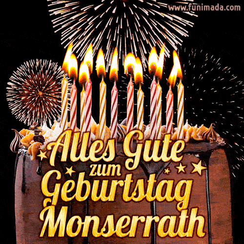 Alles Gute zum Geburtstag Monserrath (GIF)