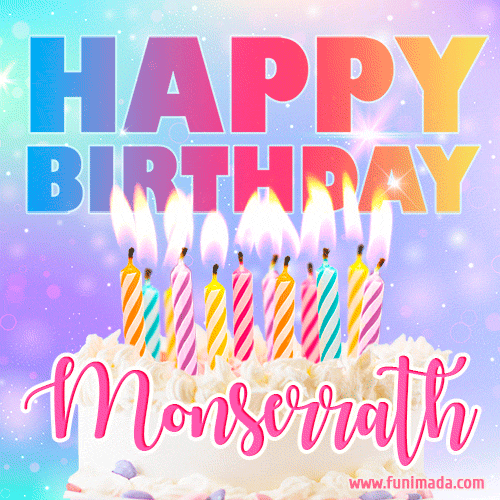 Funny Happy Birthday Monserrath GIF