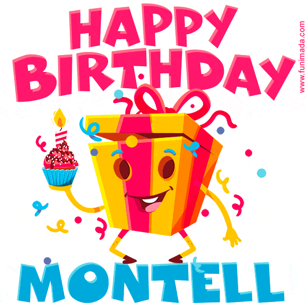 Funny Happy Birthday Montell GIF