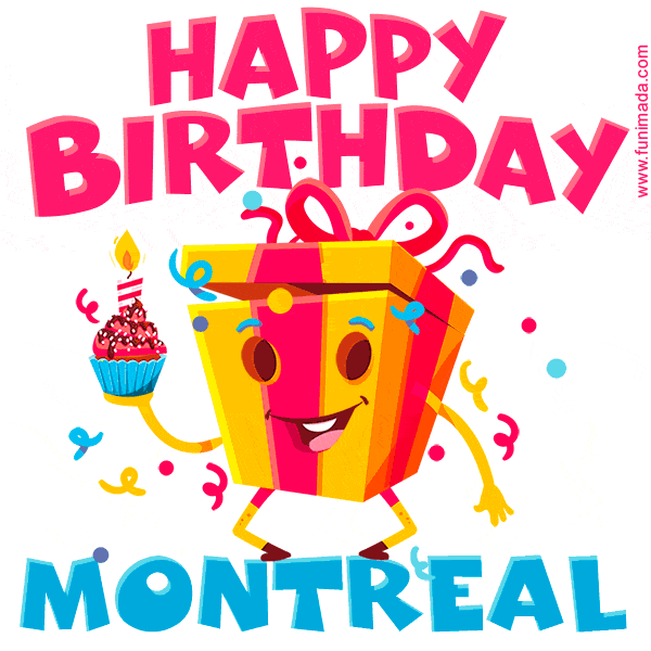 Funny Happy Birthday Montreal GIF