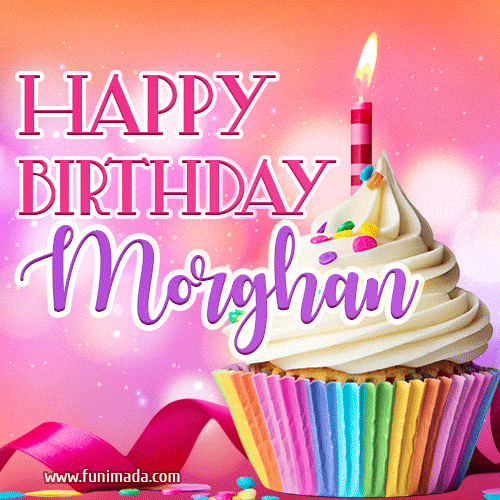 Happy Birthday Morghan - Lovely Animated GIF