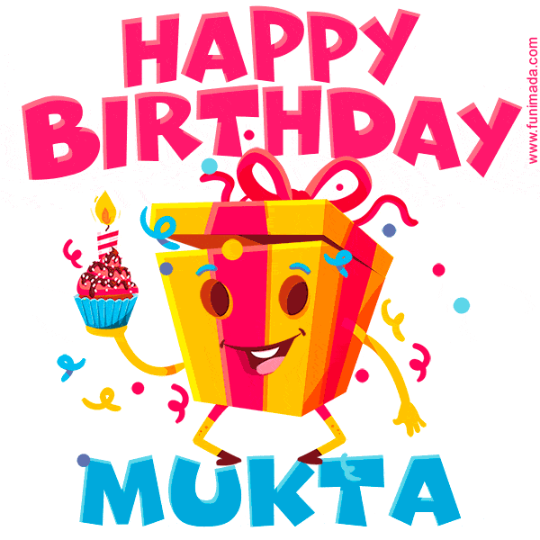 Funny Happy Birthday Mukta GIF