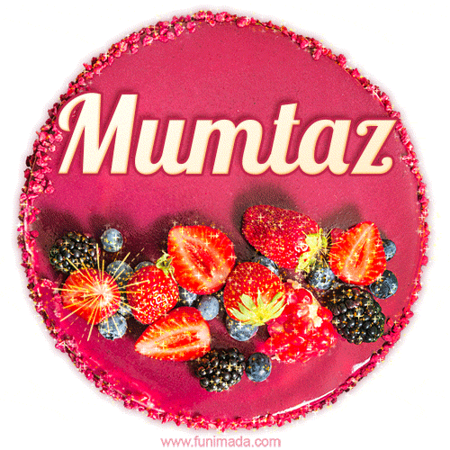 Happy Birthday Cake with Name Mumtaz - Free Download