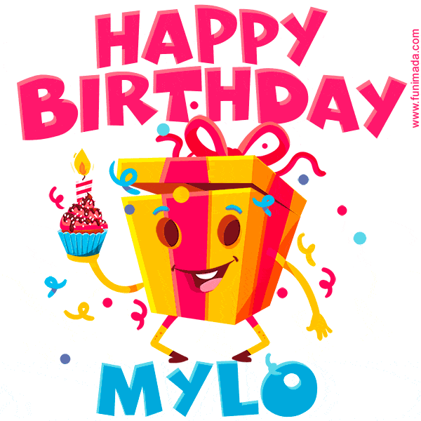 Funny Happy Birthday Mylo GIF