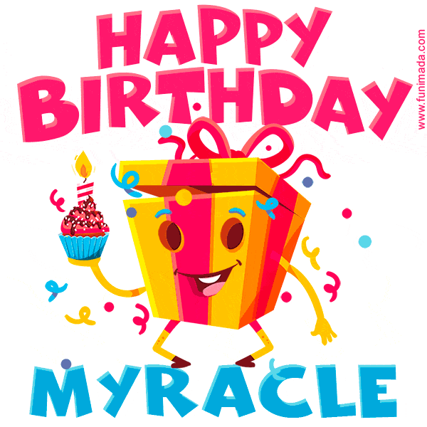 Funny Happy Birthday Myracle GIF