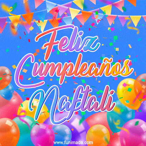 Feliz Cumpleaños Naftali (GIF)
