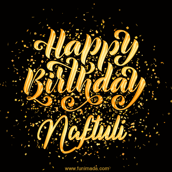 Happy Birthday Card for Naftuli - Download GIF and Send for Free