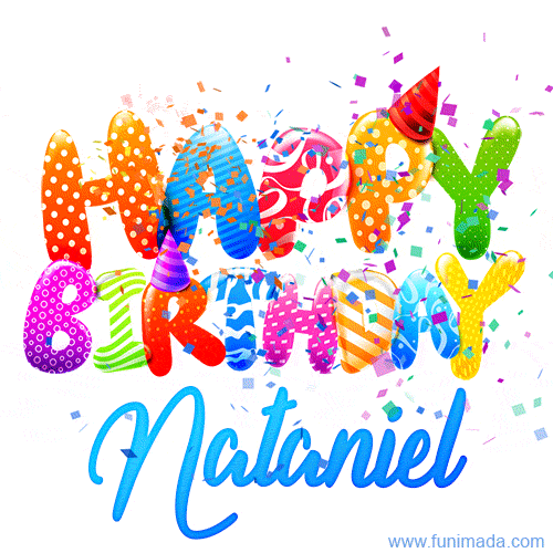 Happy Birthday Nataniel - Creative Personalized GIF With Name
