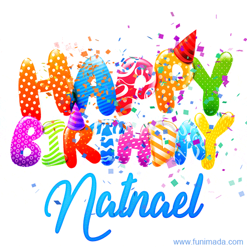 Happy Birthday Natnael - Creative Personalized GIF With Name