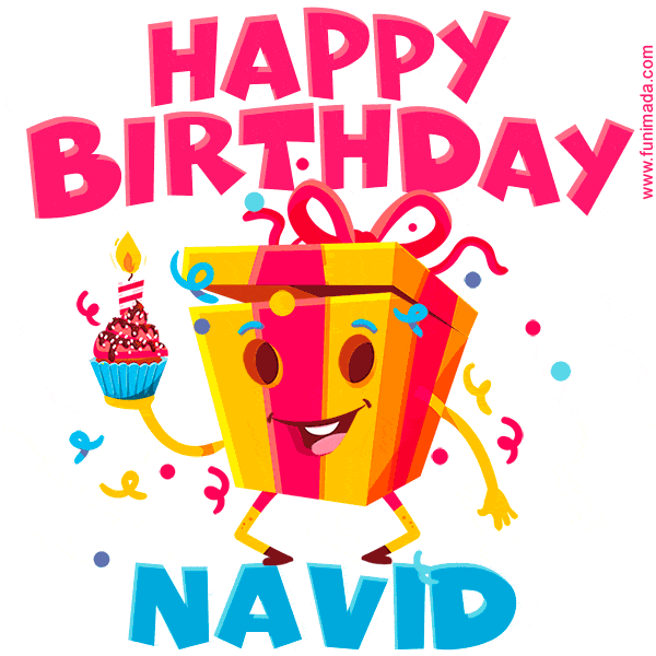 Funny Happy Birthday Navid GIF