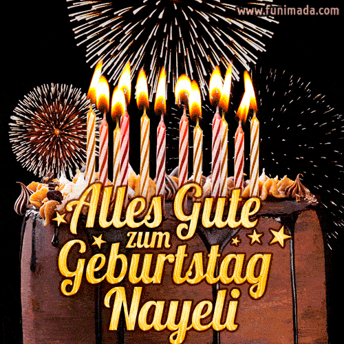 Alles Gute zum Geburtstag Nayeli (GIF)