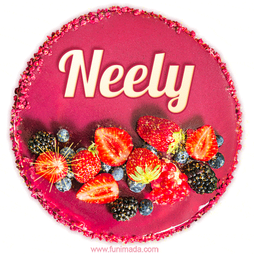 Happy Birthday Cake with Name Neely - Free Download