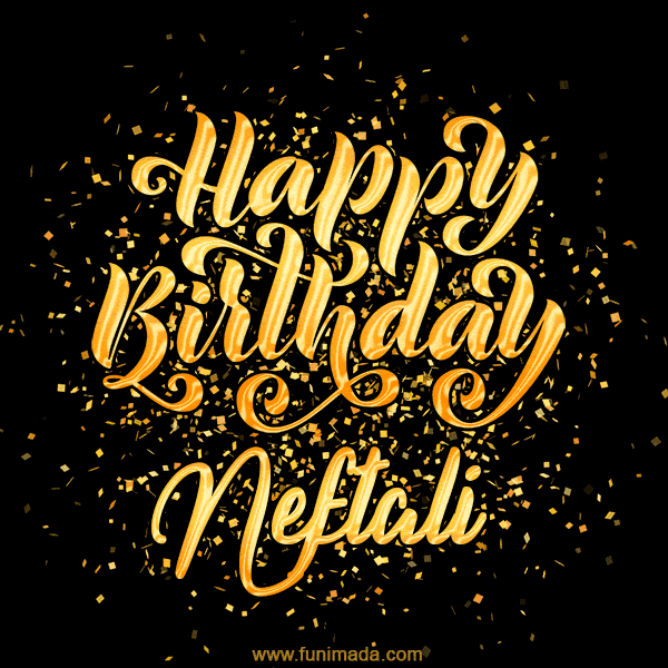 Happy Birthday Card for Neftali - Download GIF and Send for Free
