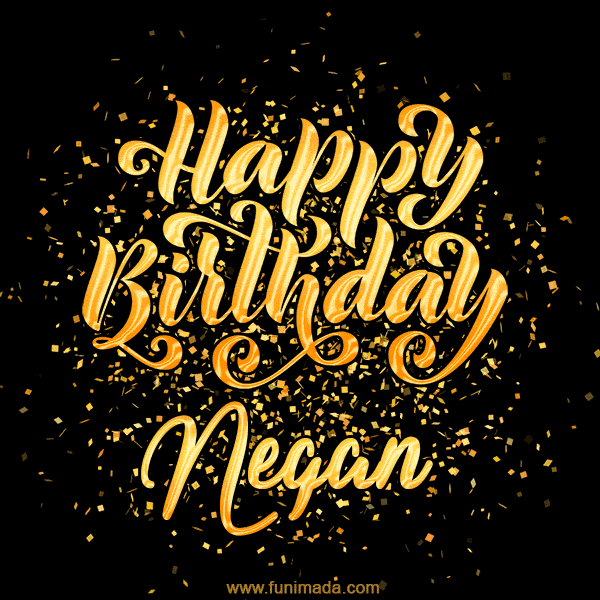 Happy Birthday Card for Negan - Download GIF and Send for Free
