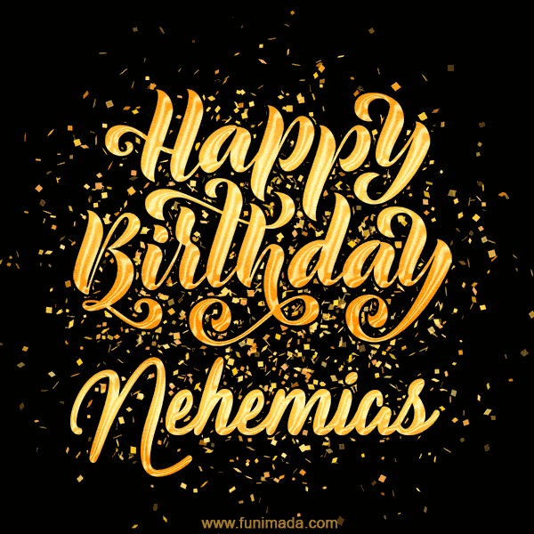 Happy Birthday Card for Nehemias - Download GIF and Send for Free