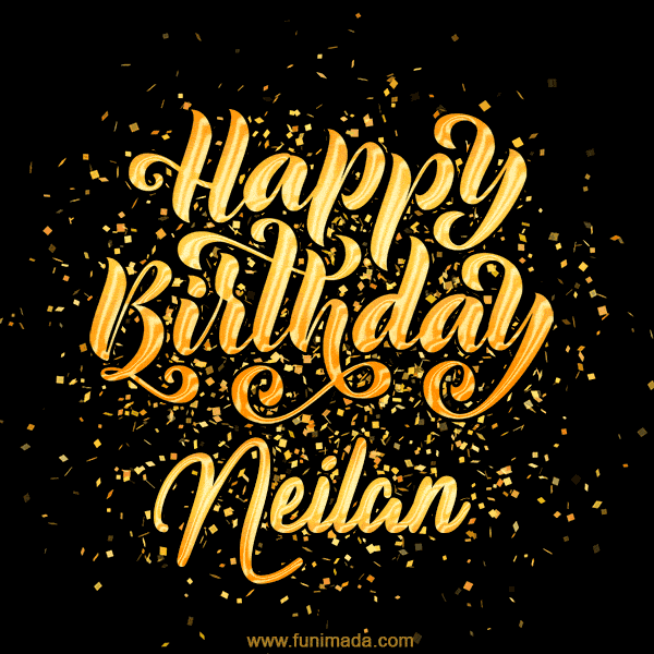 Happy Birthday Card for Neilan - Download GIF and Send for Free
