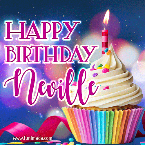 Happy Birthday Neville - Lovely Animated GIF