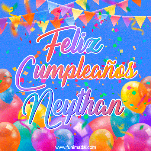 Feliz Cumpleaños Neythan (GIF)