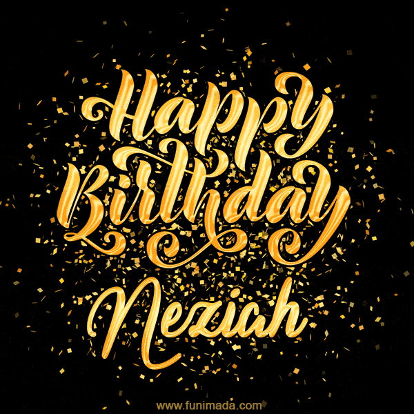 Happy Birthday Card for Neziah - Download GIF and Send for Free