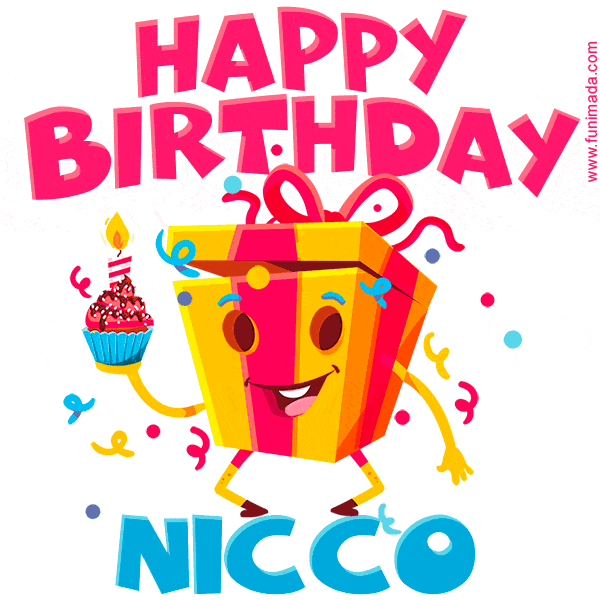 Funny Happy Birthday Nicco GIF