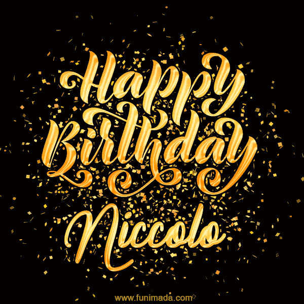Happy Birthday Card for Niccolo - Download GIF and Send for Free