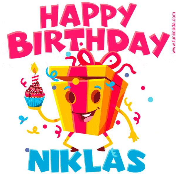 Funny Happy Birthday Niklas GIF