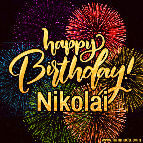 Happy Birthday, Nikolai! Celebrate with joy, colorful fireworks, and unforgettable moments.