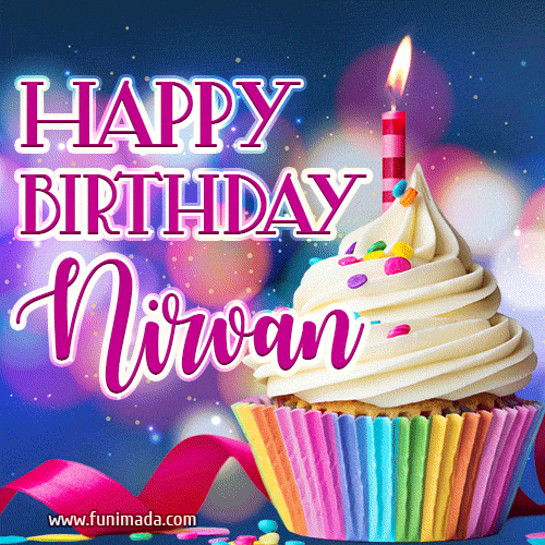 Happy Birthday Nirvan - Lovely Animated GIF