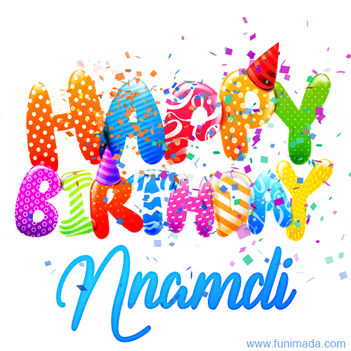 Happy Birthday Nnamdi - Creative Personalized GIF With Name