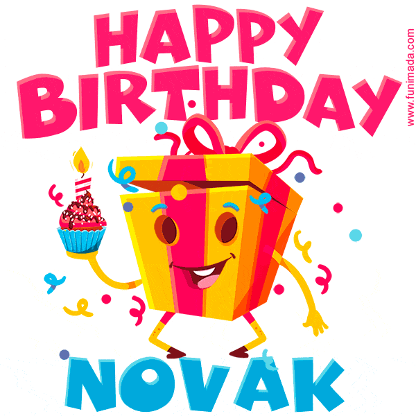 Funny Happy Birthday Novak GIF