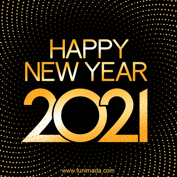 Happy New Year 2021 GIF animation