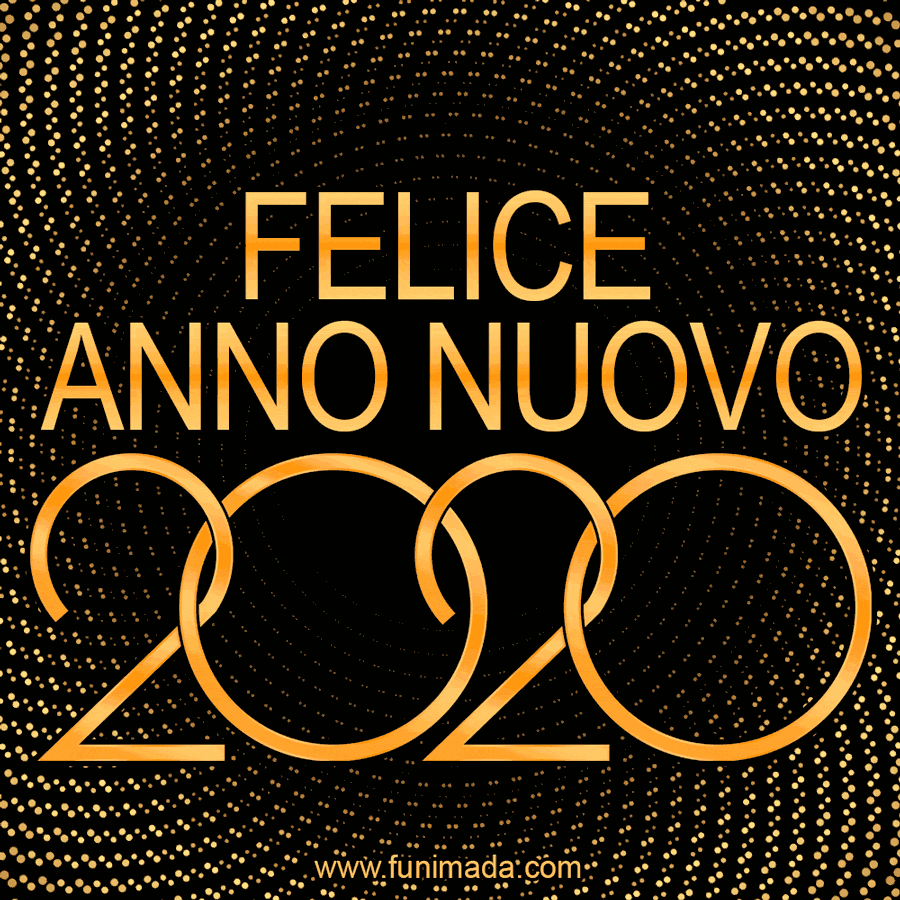 FELICE ANNO NUOVO 2020 GIF HD - Happy New Year GIF in Italian