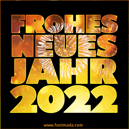 Frohes neues Jahr 2022 Animiertes Bild (GIF)