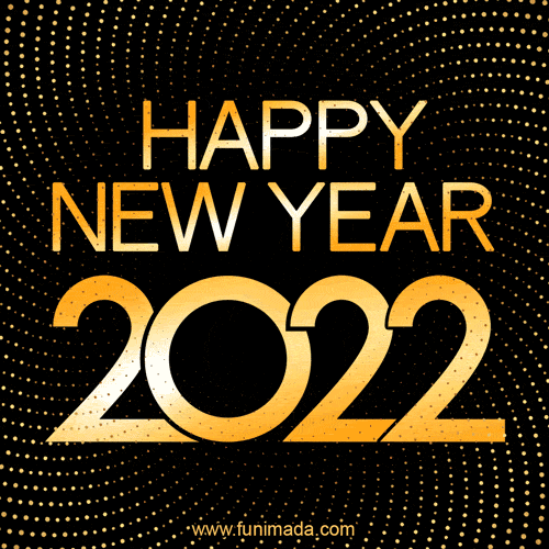 Happy New Year 2022 GIF animation