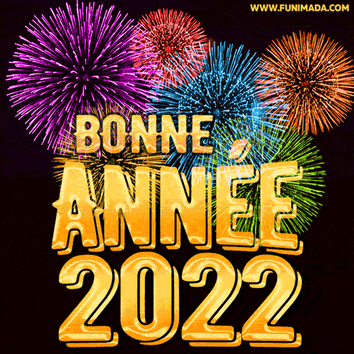 Bonne et heureuse nouvelle année 2022!