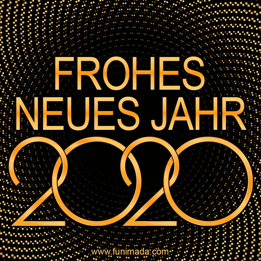 FROHES NEUES JAHR 2020 GIF HD - Happy New Year GIF in German