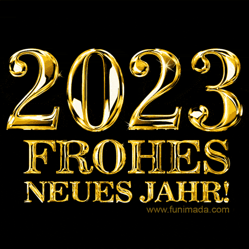 2023 Frohes neues Jahr GIF-Animation