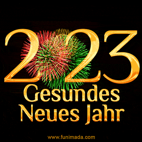 Frohes neues Jahr 2023 GIF - Download auf Funimada.com