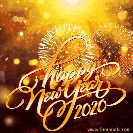 New! Best Animated (GIF) Happy New Year 2020 Card ...