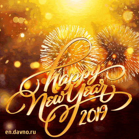 [New!] Best Animated (GIF) Happy New Year 2019 Card