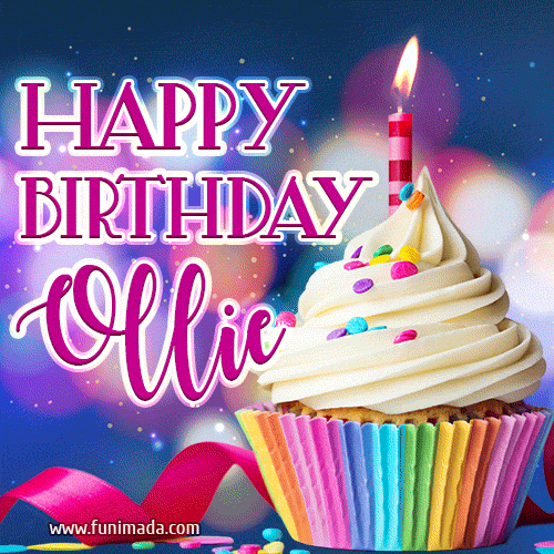 Happy Birthday Ollie - Lovely Animated GIF