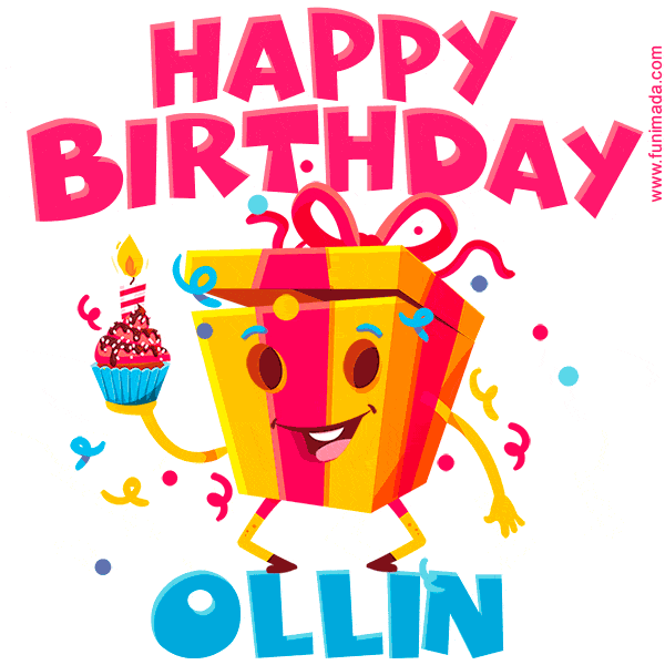 Funny Happy Birthday Ollin GIF