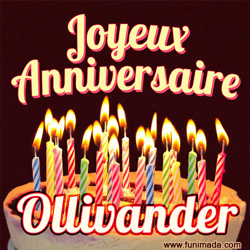 Joyeux anniversaire Ollivander GIF